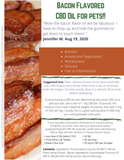 300mg CBD Oil- Bacon Flavored