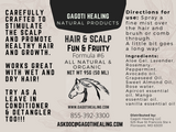 Hair & Scalp Moisturizer Spray ~ Fun and Fruity fragrance