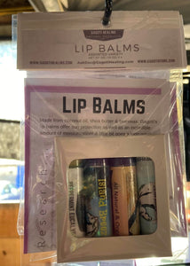 4 Pack Assorted Lip Balms